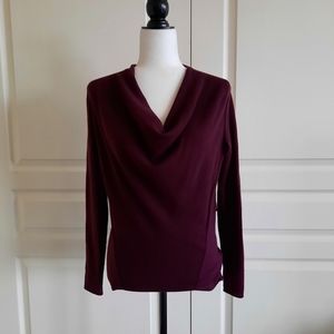 Aritzia Babaton Burgundy Wool Sweater Size XS